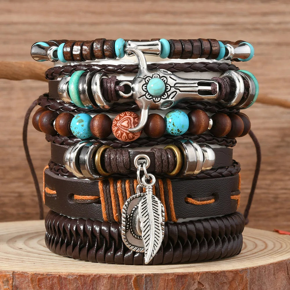 Armband med fjäder