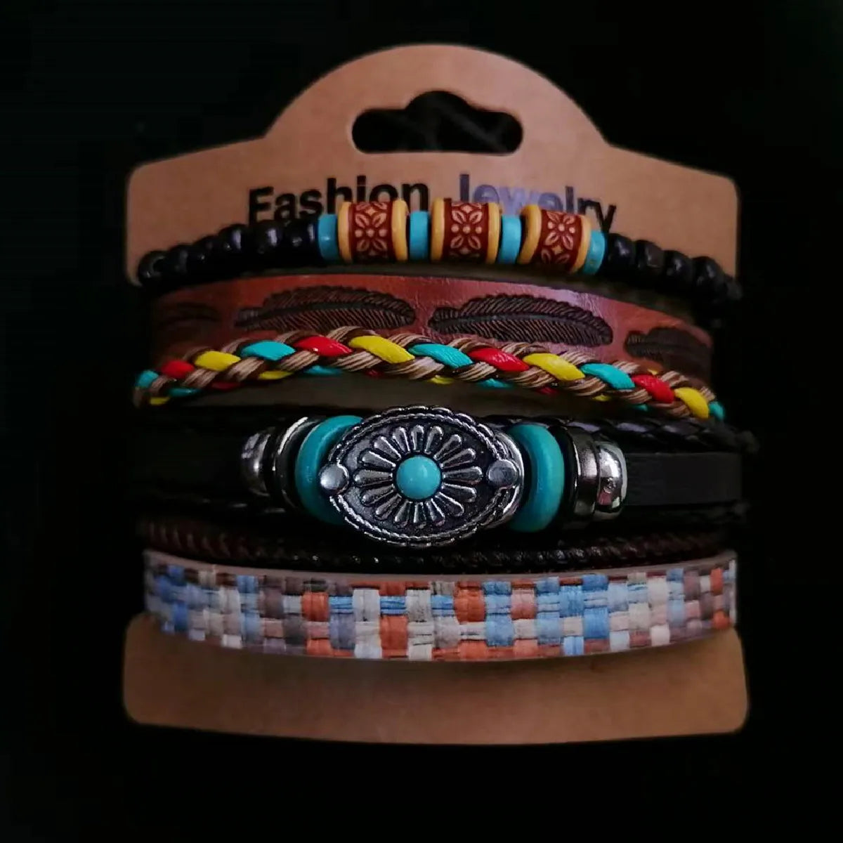 Armband med fjäder