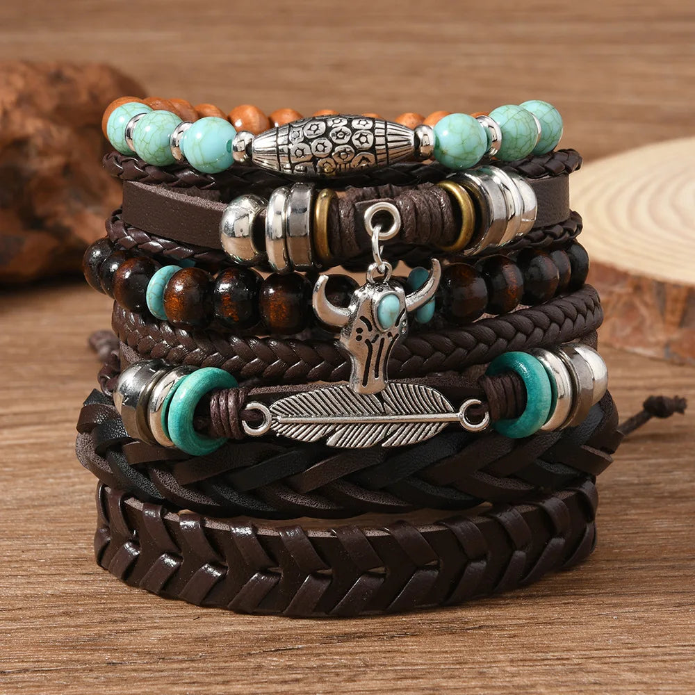 Armband med fjäder