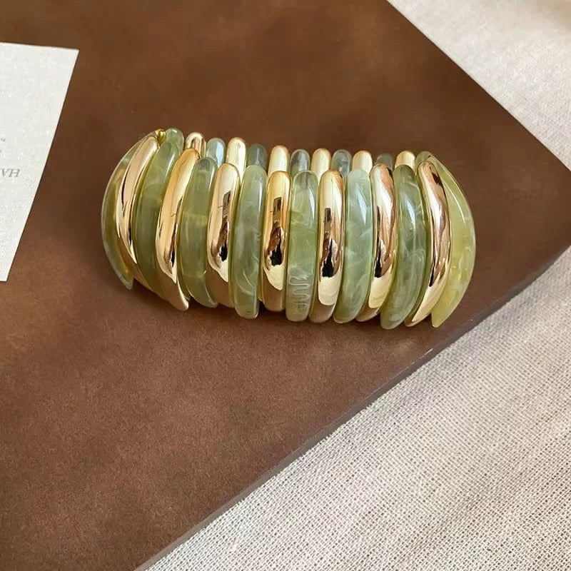 Brett manschettarmband i akryl