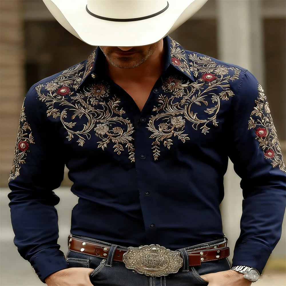 Paisley Western skjorta