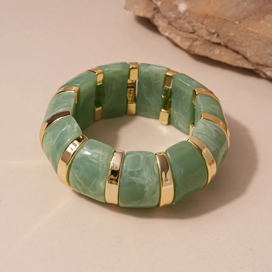 Brett manschettarmband i akryl