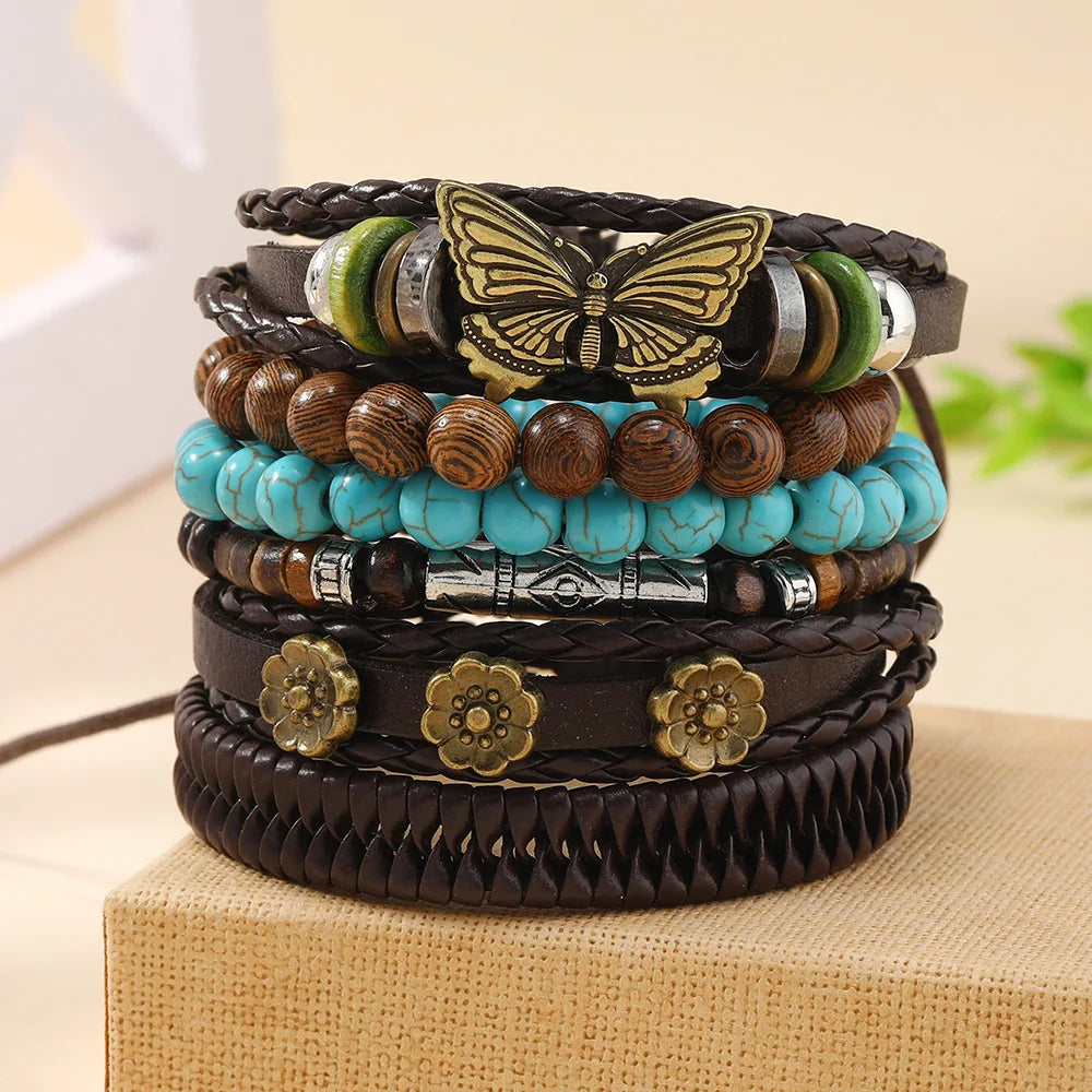 Armband med fjäder
