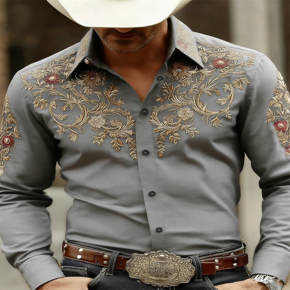 Paisley Western skjorta