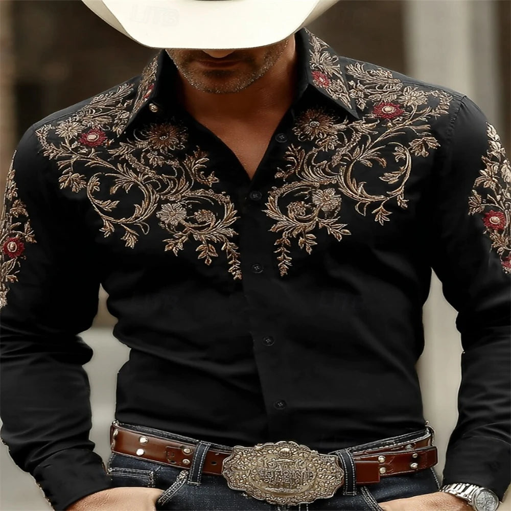 Paisley Western skjorta