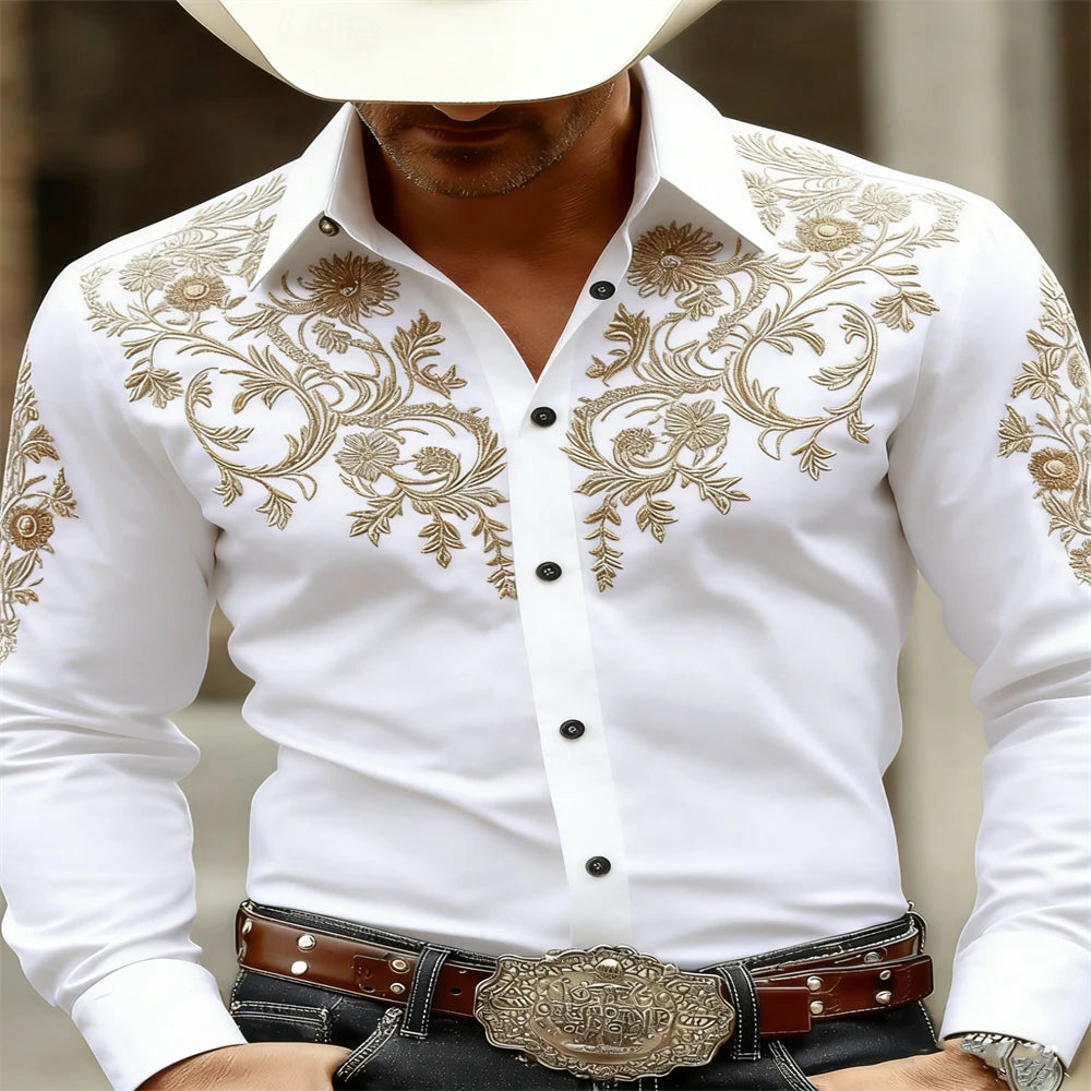 Paisley Western skjorta