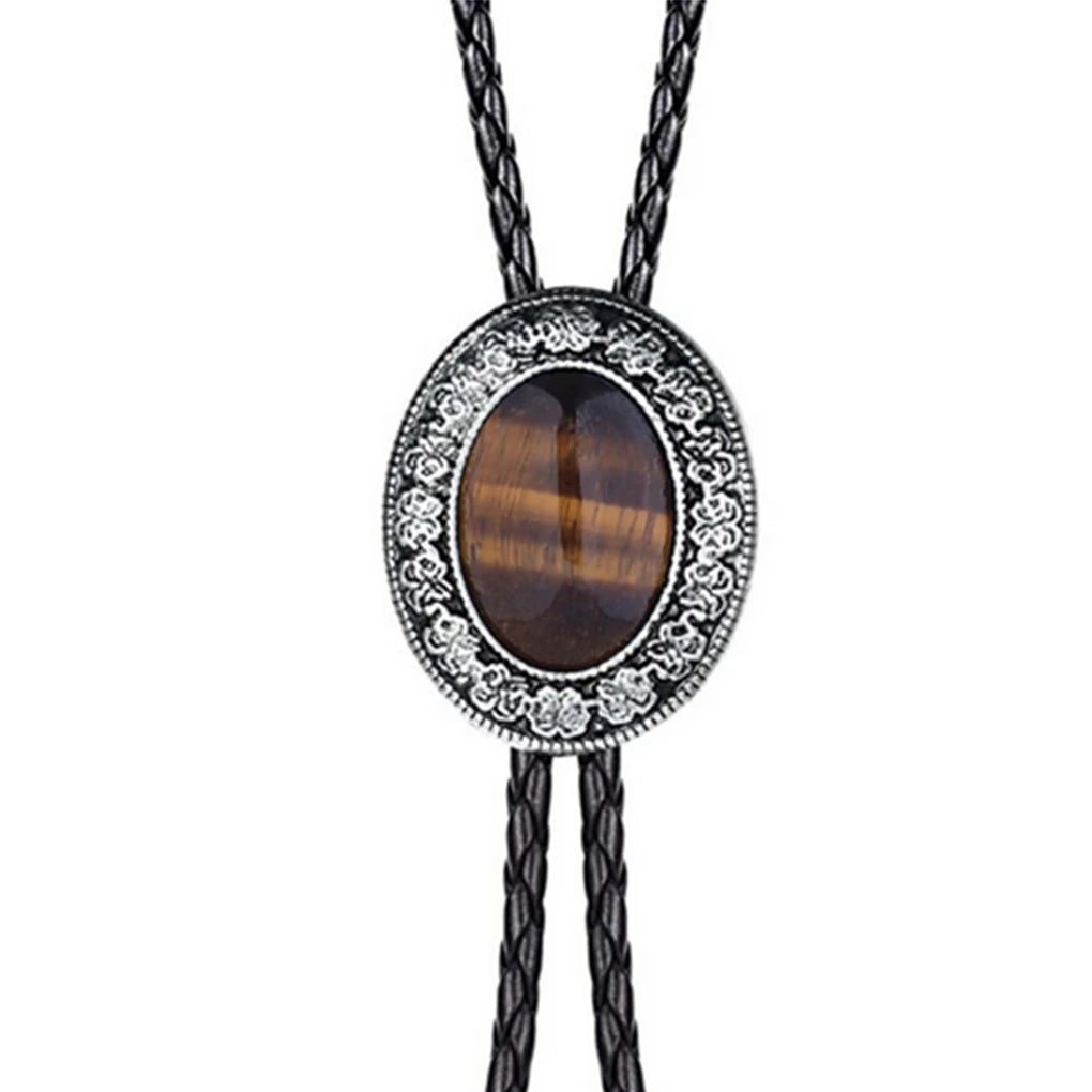 Bolo tie med tjurhuvud, guldfärgad