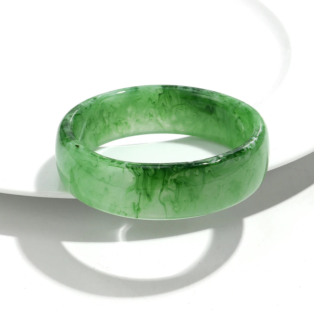Brett manschettarmband i akryl