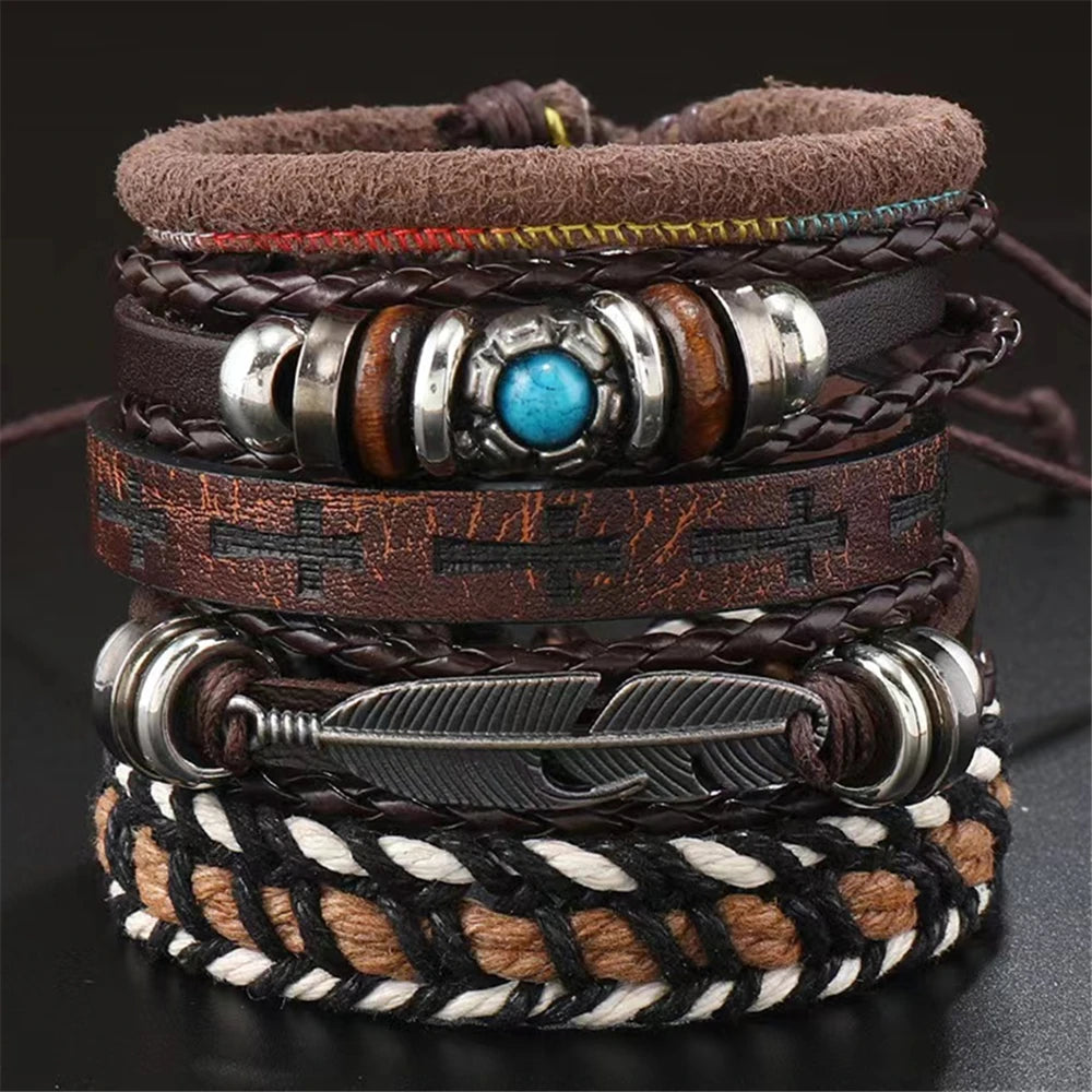 Armband med fjäder