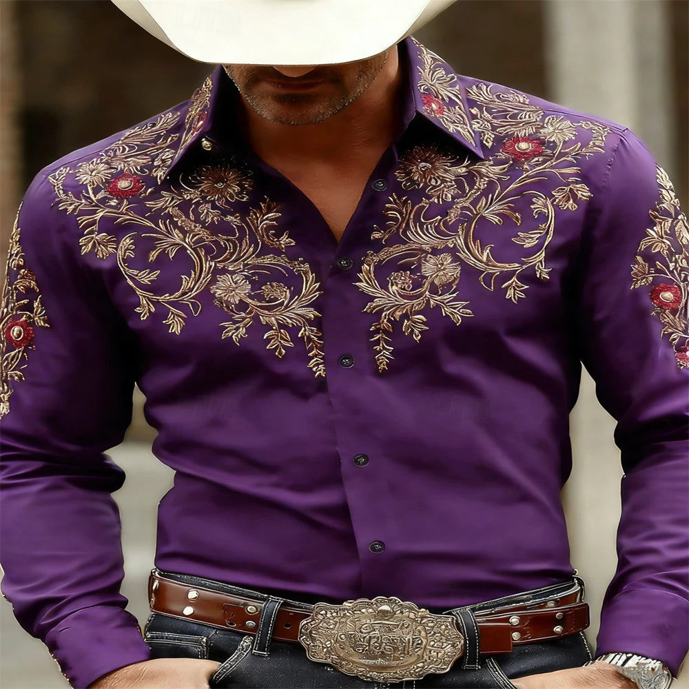 Paisley Western skjorta