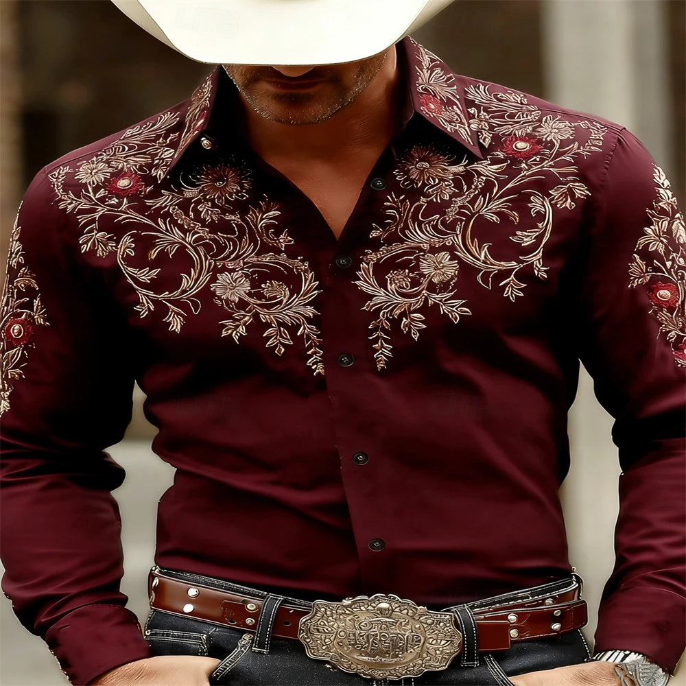 Paisley Western skjorta