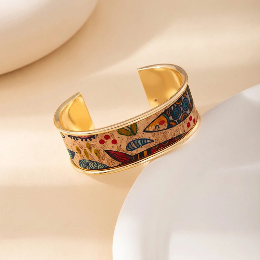 Armband i stål, graffitidesign