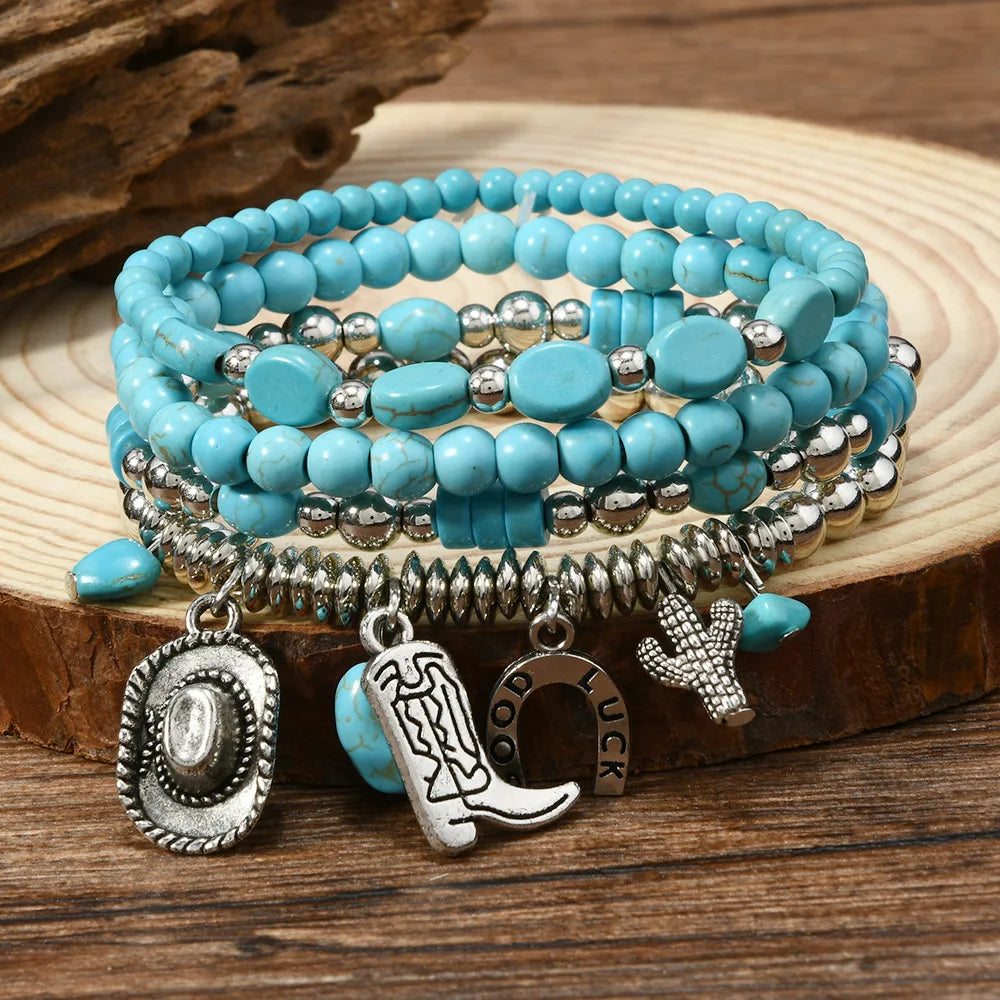 Armband med turkos