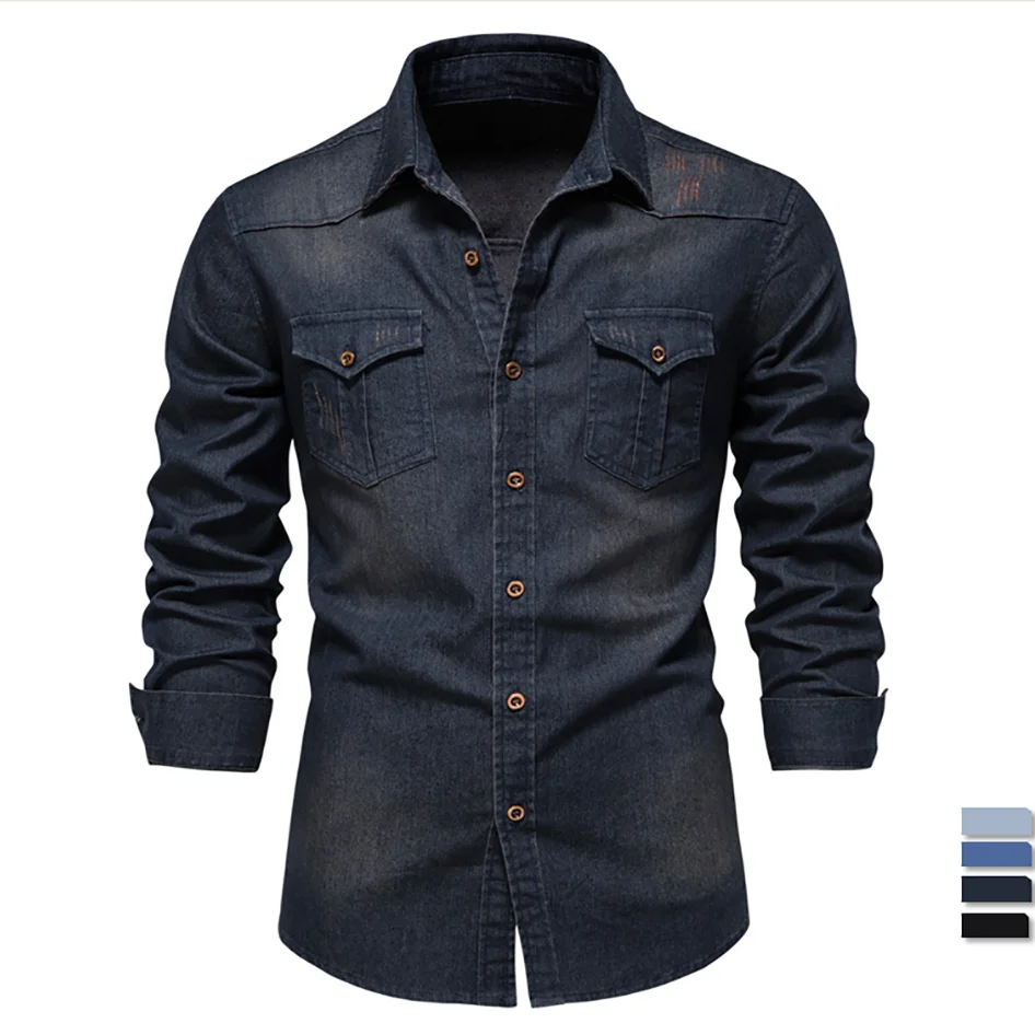 Western skjorta i denim
