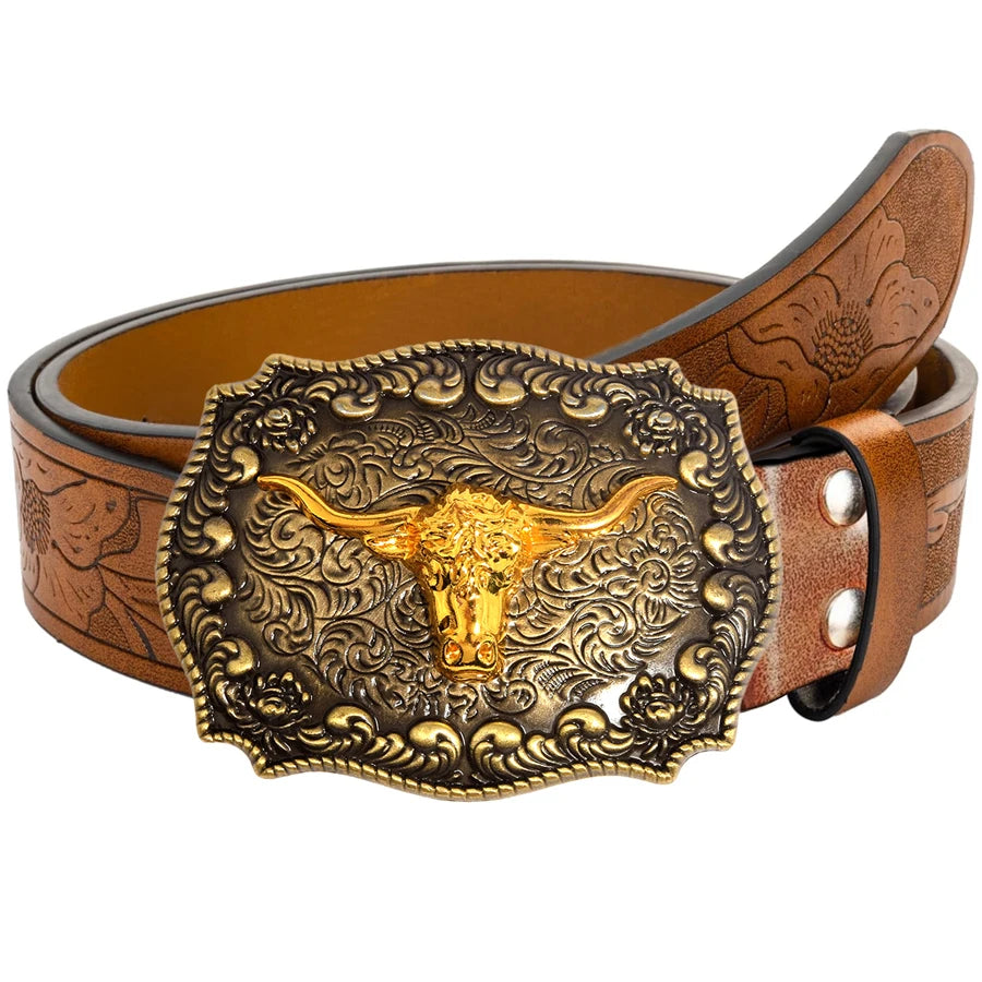 Cowboybälte med pin-spänne, herr