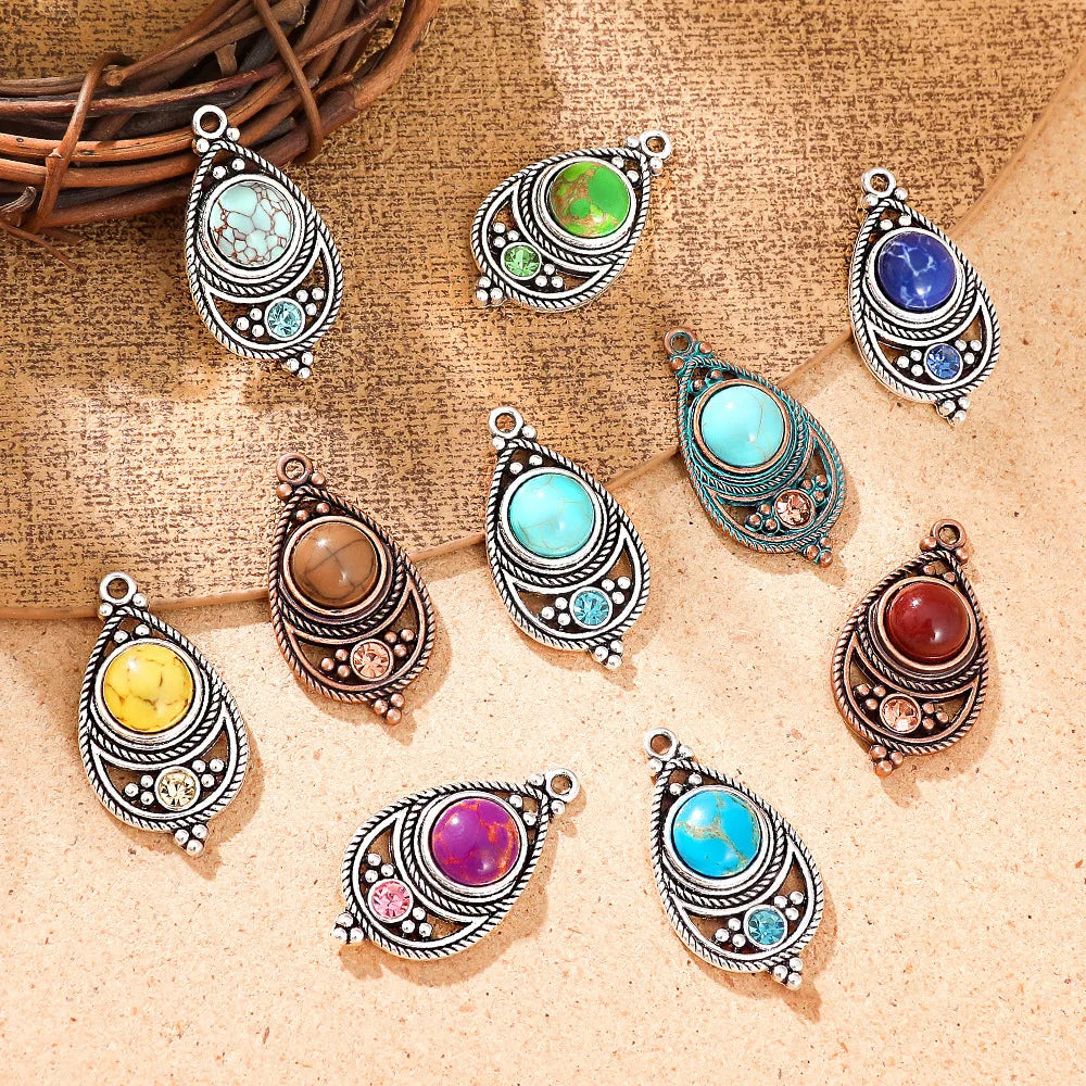Halsband med sten, boho