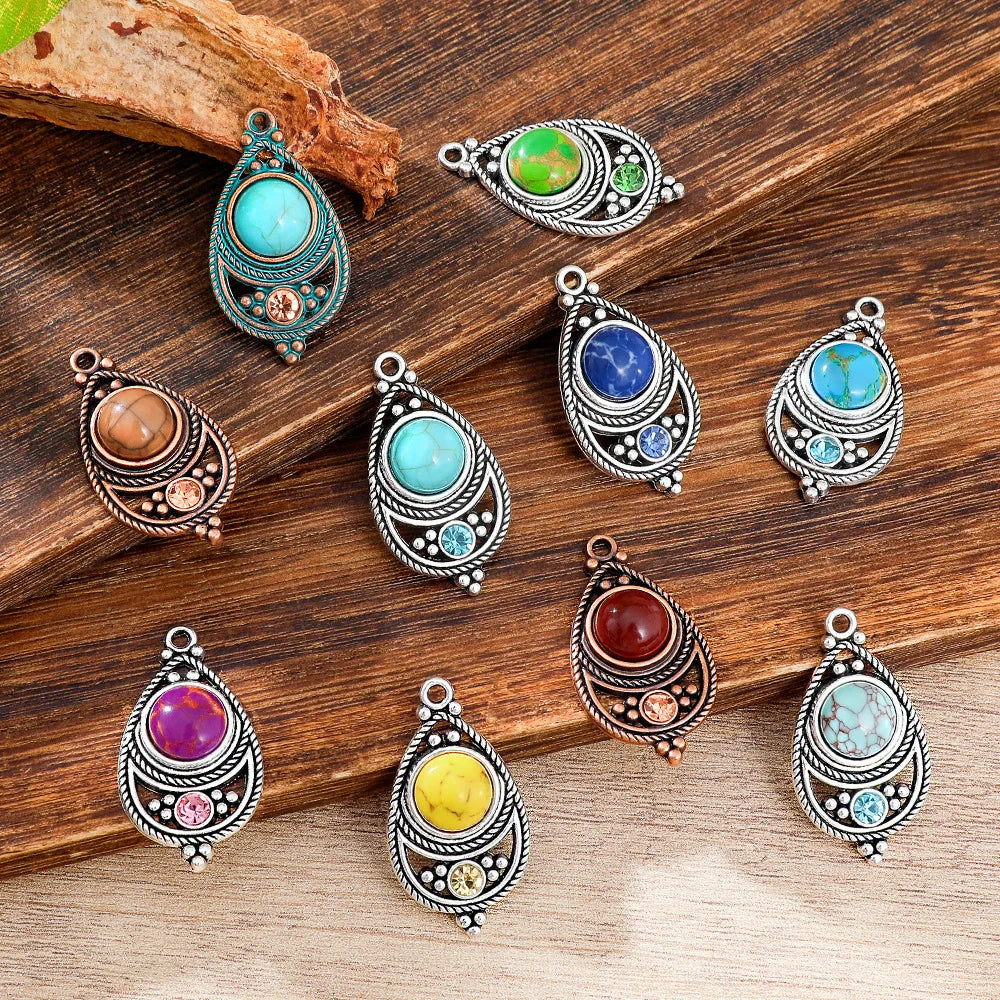 Halsband med sten, boho
